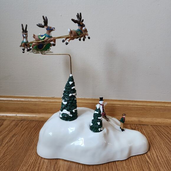 Vintage 1999 Mr. Christmas Flying Reindeer No Box Doesn't Turn On - Picture 4 of 14